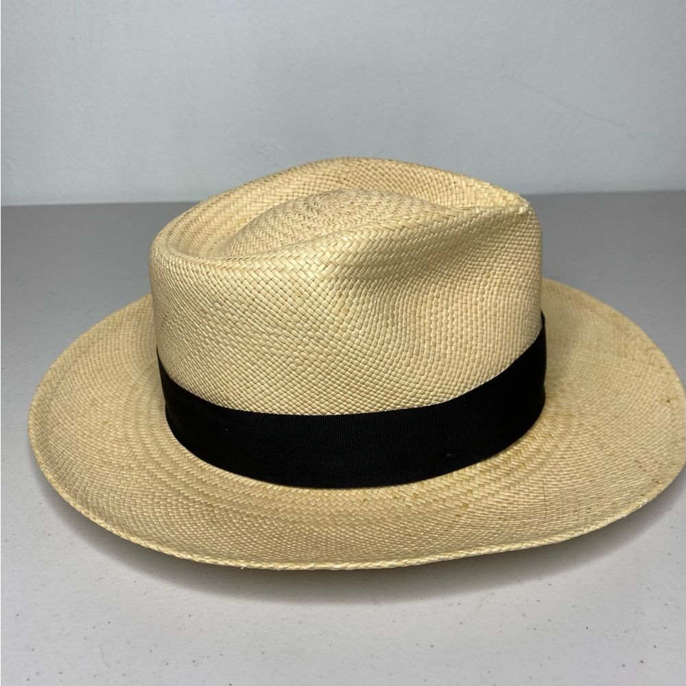 Capas Pioneer Authentic Panama hat Size Small Fedora Tropical Vacation Classic - Picture 6 of 13